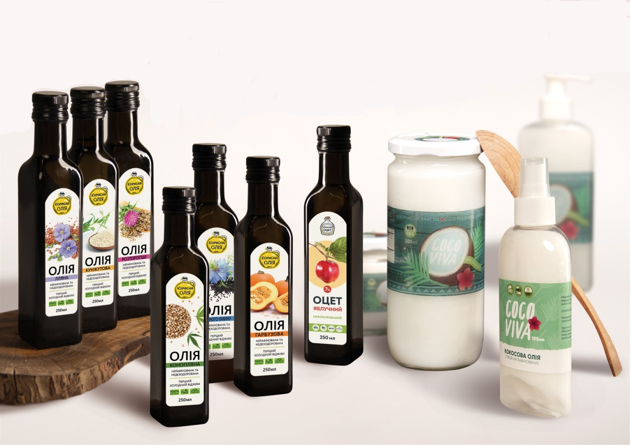 Олії першого холодного віджиму