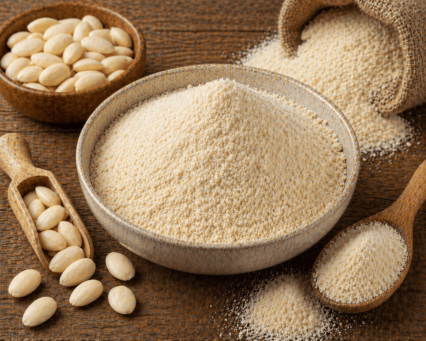 Борошно з бланшованого Мигдалю ТМ Корисне борошно